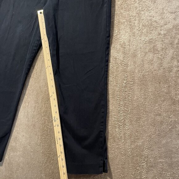 Old Navy Pants Women's 16 Plus Pull On Elastic Band Stretch Black Casual High Ri - Picture 8 of 8